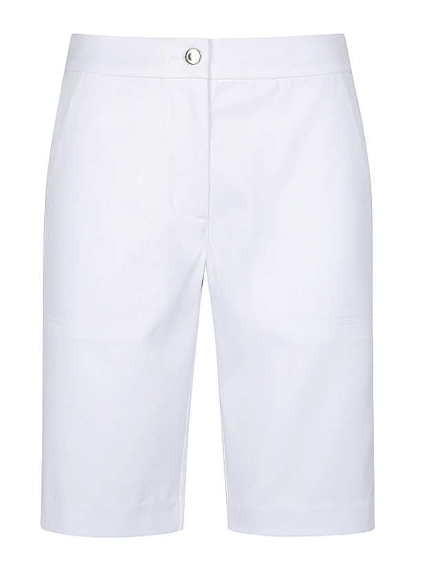 White bowling sale shorts